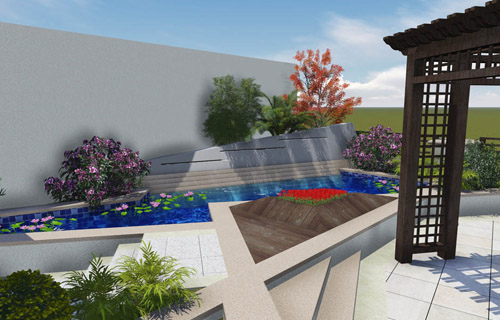 卓越蔚藍群島屋頂花園景觀設計